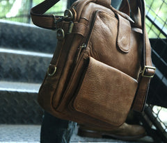 Cool Leather Mens Small Handbag Messenger Bag Shoulder Bag for men - iwalletsmen