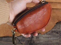 Genuine Leather Mens Cool Key Wallet Car Key Change Coin Holder Car Key Case for Men