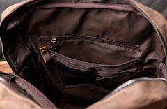 Oil Wax Canvas Mens Cool Backpack Sling Bag Large Sport Bag Travel Bag Hiking Bag for men