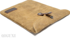 Cool Waxed Canvas Mens iPad Case iPad Air Case 10 inch for Men - iwalletsmen