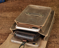 Inside of leather holster phone