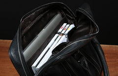 Handmade Leather Mens Cool Messenger Bag Work Bag Business Bag Briefcase Bag for men
