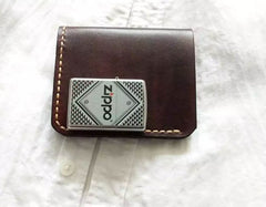 Vintage Leather Coffee Mens Small Wallet Leather Bifold Wallets for Men - iwalletsmen