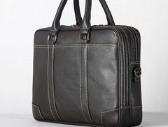 Handmade Leather Mens Cool Messenger Bag Work Bag Business Bag Briefcase Bag for men