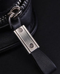 Genuine Leather Mens Cool Messenger Bag Briefcase Work Bag Business Bag Laptop Bag for men
