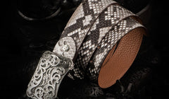 Handmade Genuine Leather Mens Belt Custom Cool Leather Men White Black Belt for Men