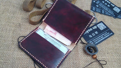 Leather Mens Front Pocket Bifold Small Wallets Card Wallet for Men - iwalletsmen