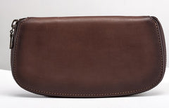 Vintage Leather Long Wallets for Men Zipper Long Wallet - iwalletsmen