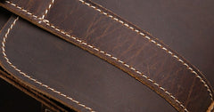 Cool Leather Mens Briefcase Messenger Bag Shoulder Bag Satchel Backpack for men - iwalletsmen
