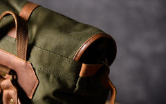 Canvas Mens Cool Backpack Bag Sling Bag Large Travel Bag Hiking Bag for Men