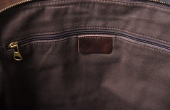 Genuine Leather Mens Cool Messenger Bag Briefcase Work Bag Business Bag for men