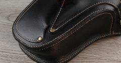Leather Belt Pouch Mens Small Cases Waist Bag Hip Pack Belt Bag Fanny Pack Bumbag for Men