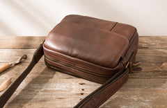 Cool Leather Small Mens Messenger Bags Small Shoulder Bag for Men - iwalletsmen