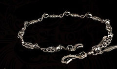 Brass silver biker trucker Tibetan wallet Chains for chain wallets biker wallet trucker wallet
