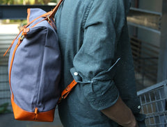 Canvas Leather Mens Backpack Travel Backpacks Laptop Backpack for men - iwalletsmen