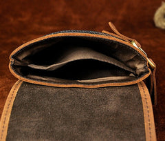 Mens Leather Small Belt Pouch Side Bag Waist Pouch Holster Belt Cases for Men - iwalletsmen
