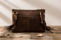 Vintage Leather Mens Cool Messenger Bag Shoulder Bags  for Men - iwalletsmen