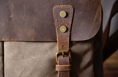 Canvas Mens Cool Messenger Bag iPad Bag Chest Bag Bike Bag Cycling Bag for men