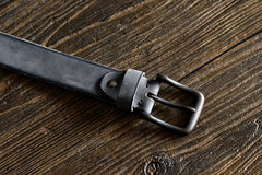 Handmade Leather Mens Leather Men Distress Brown Black Belt for Men Cool Leather Belt