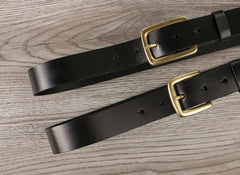 Handmade Genuine Custom Leather Mens Leather Men Black Belt for Men