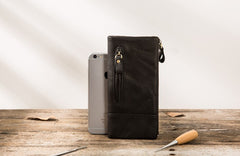 Cool Mens long Wallet Leather Bifold Wallet Long Wallets for Men - iwalletsmen