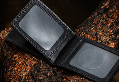 Handmade Leather License Wallet Tooled Mens billfold Wallet Cool Leather Wallet Slim Wallet for Men