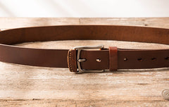 Handmade Cool Leather Mens Belt Leather Belt for Men - iwalletsmen