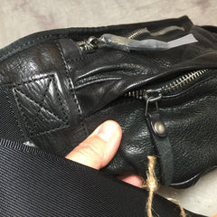 Cool Leather Mens FANNY PACK MENS WAIST BAG HIP PACK BELT BAG FOR MEN - iwalletsmen