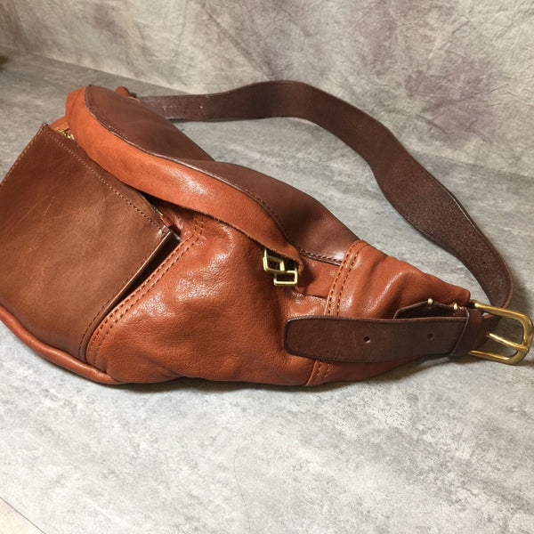 Cool Leather Mens FANNY PACK MENS WAIST BAG HIP PACK BELT BAG FOR MEN - iwalletsmen