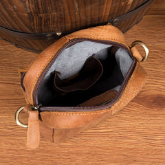 Leather Belt Pouch Mens Small Cases Waist Bag Shoulder Bag for Men