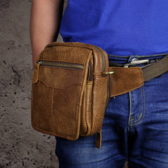 Leather Belt Pouch Mens Waist Bag Shoulder Bag for Men - iwalletsmen
