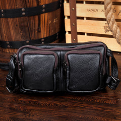 Leather Fanny Pack Mens Waist Bag Hip Pack Belt Bag Bumbag for Men