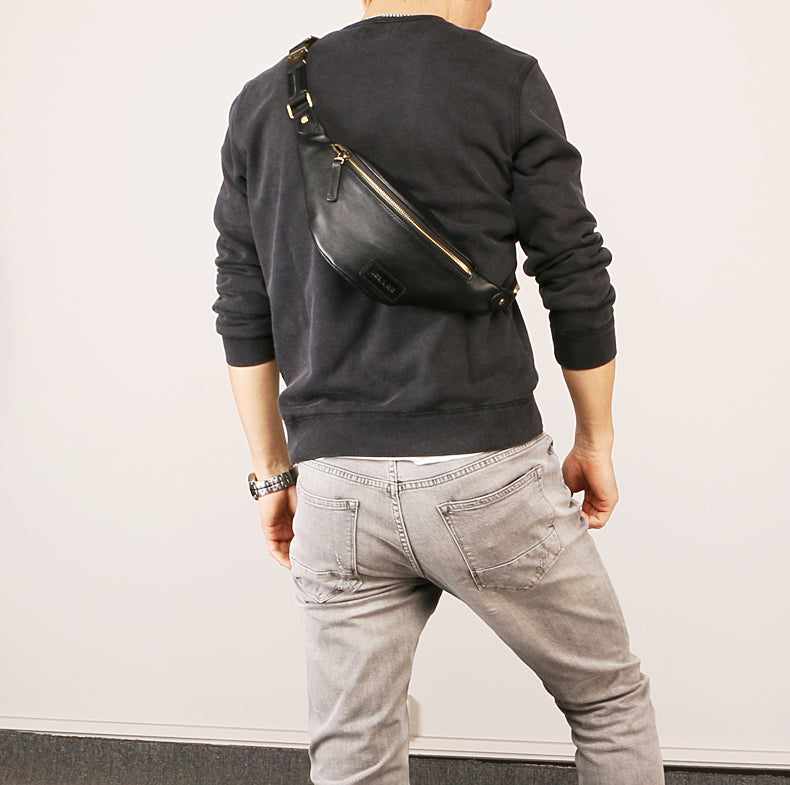 Men's fashion waist bag outlet