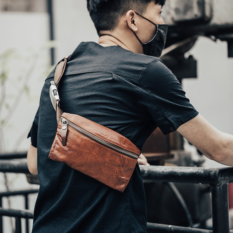 Bum Bag leather belt bag