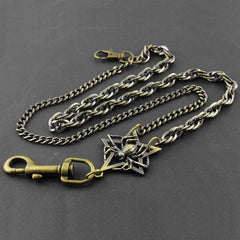 Metal Brass Spider Wallet Chain Cool Punk Rock Biker Trucker Wallet Chain Trucker Wallet Chain for Men
