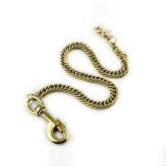 Solid Brass Wallet Chain Cool Punk Rock Biker Trucker Wallet Chain Trucker Wallet Chain for Men