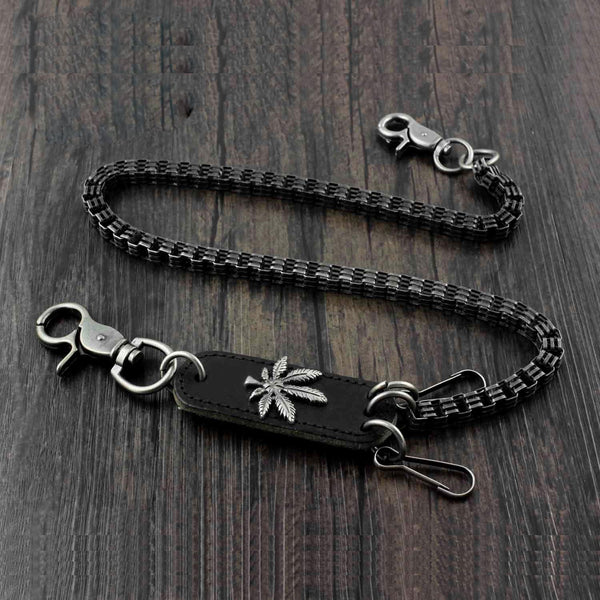 Solid Metal Long Wallet Chain Cool Punk Rock Biker Trucker Wallet Chain Trucker Wallet Chain for Men