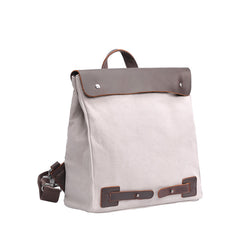 Canvas Leather Mens Womens Small 13'' School Backpack College Backpack for Men - iwalletsmen