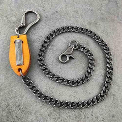 28'' Metal PUNK CHAIN BIKER SILVER WALLET CHAIN Metal LONG PANTS CHAIN SILVER Jeans Chain Jean Chain FOR MEN - iwalletsmen