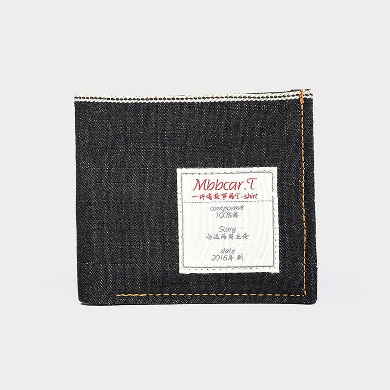 Cool Denim Mens Jean billfold Small Wallets Bifold Multi Small Wallets For Men - iwalletsmen