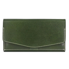 Cool Handmade Mens Leather Long Wallet Envelope Long Bifold Wallet for Men - iwalletsmen