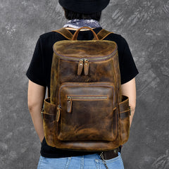 Brown Leather Mens 14