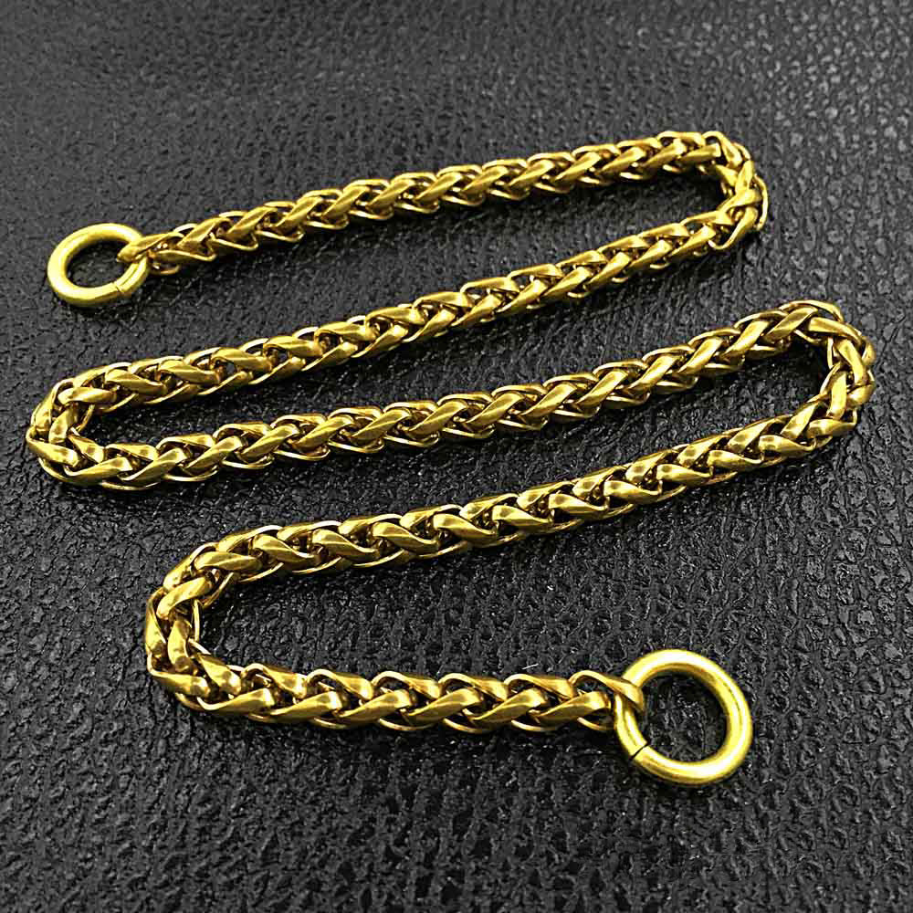 Fashion Brass 18" Mens Rings Key Chain Pants Chain Wallet Chain Motorcycle Wallet Chain for Men - iwalletsmen