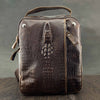 BADASS BROWN LEATHER MEN'S SLING BAG ONE SHOULDER BACKPACK CHEST BAG SLING BAG FOR MEN - iwalletsmen