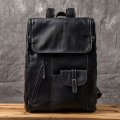 Black Leather Mens 14