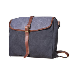 Fashion Canvas Mens Side Bag Canvas Messenger Bags Canvas Satchel Courier Bag for Men - iwalletsmen