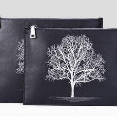Handmade Leather Mens Clutch Cool Slim Wallet Zipper Clutch Wristlet Wallet for Men - iwalletsmen