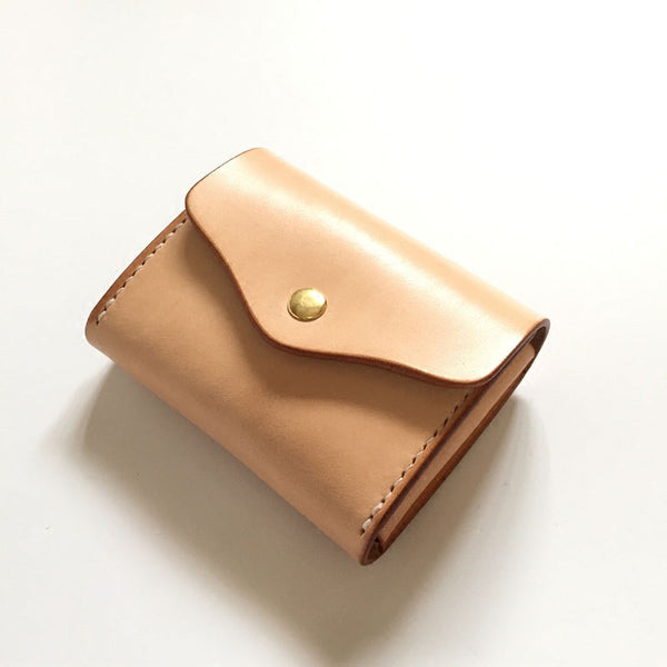 Handmade Leather Mens Cool billfold Wallet Card Holder Small Card Slim Wallets for Men