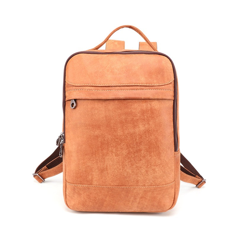 Cool Leather Mens 13inch Computer Backpack School Backpack Travel Backpack for Men - iwalletsmen