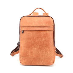 Cool Leather Mens 13inch Computer Backpack School Backpack Travel Backpack for Men - iwalletsmen